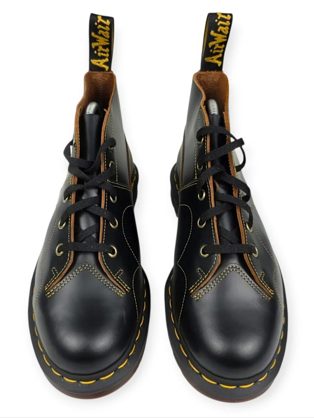 Dr. Doc Martens Church Monkey Boots Men's Size 7 Women's 8 Black EUC * No Box*